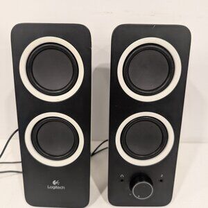 Logitech Z200 10W Multimedia desktop Speakers, Pair Black